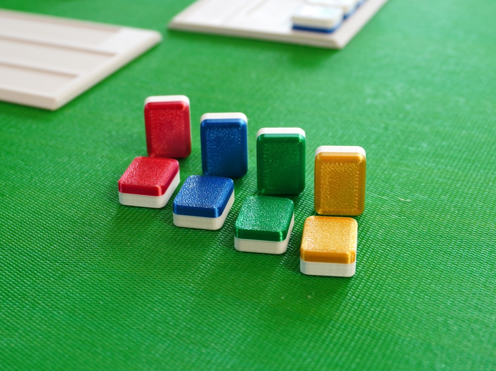 Travel Vietnamese Mahjong 160 Set / Mạt Chược / Mat Chuoc (Green)