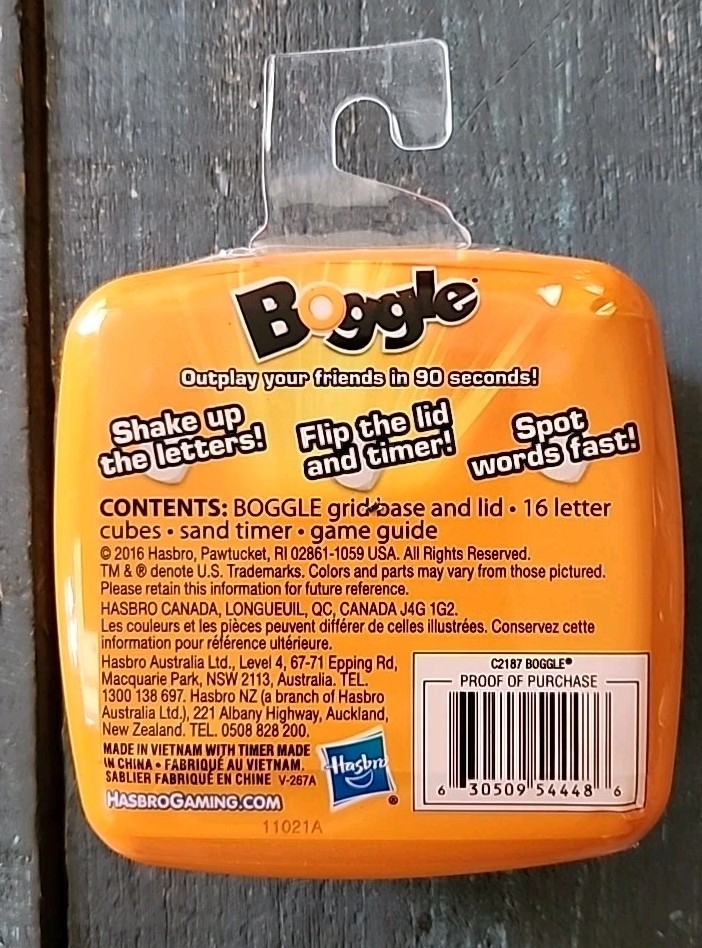 New Hasbro Boggle