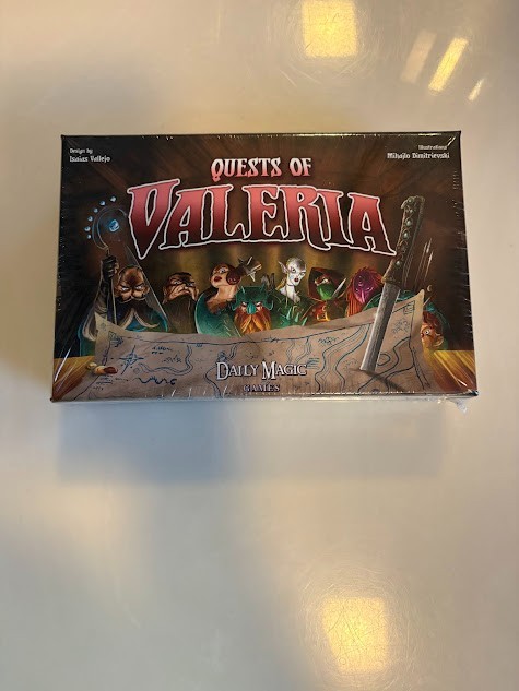 Quests of Valeria Card Game by Daily Magic Games 2016. Complete Excellent Shape.