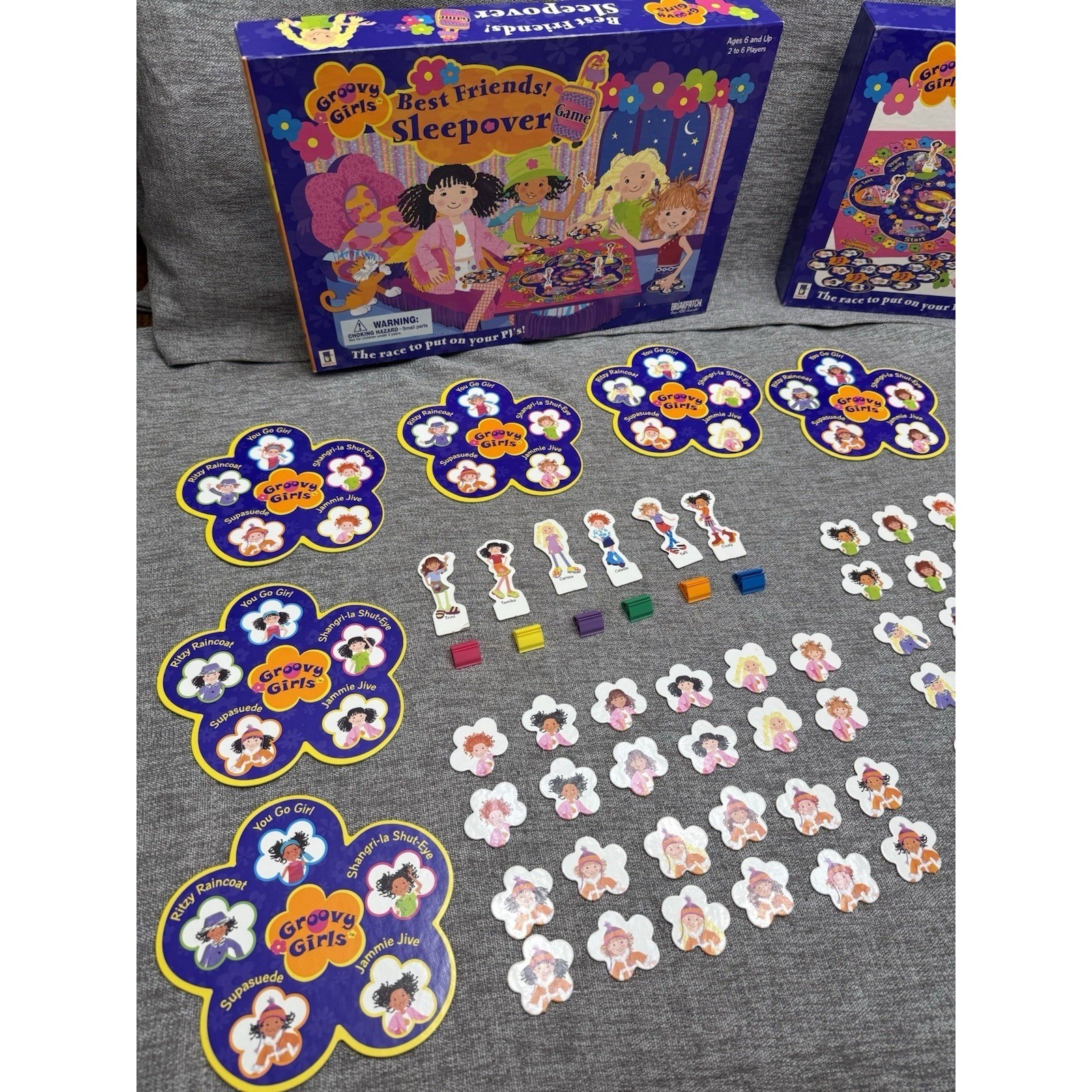Vintage 2002 Groovy Girls Best Friends Sleepover Board Game Kids Toys