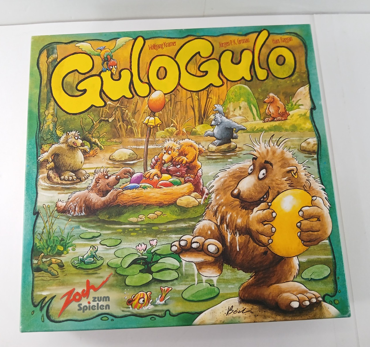 2003 GULO GULO Hungry Wolverine Family Board Game By Zoch COMPLETE Excellent!