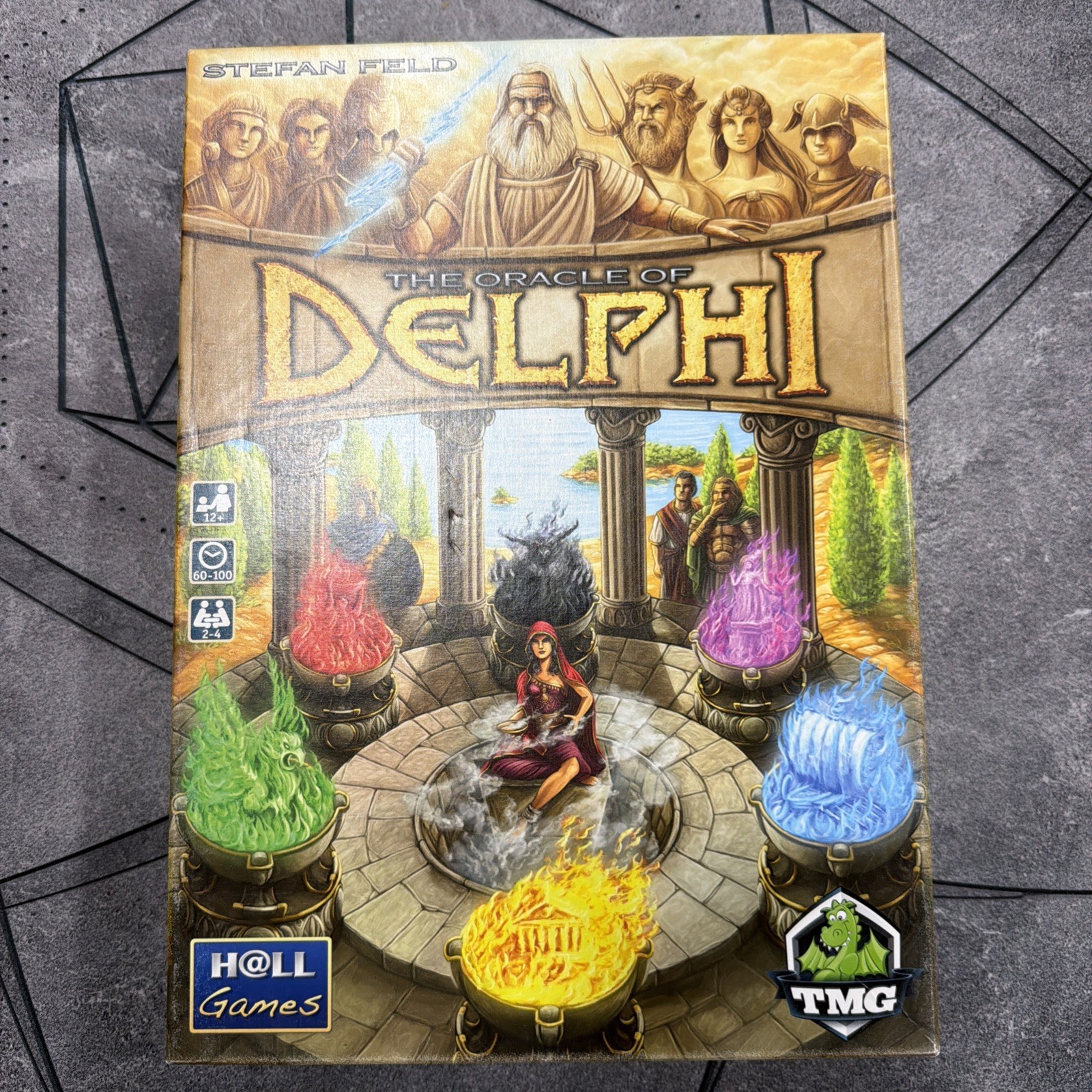 The Oracle of Delphi Seafarer Pillars Expansion Board Game Stefan Feld TMG Games