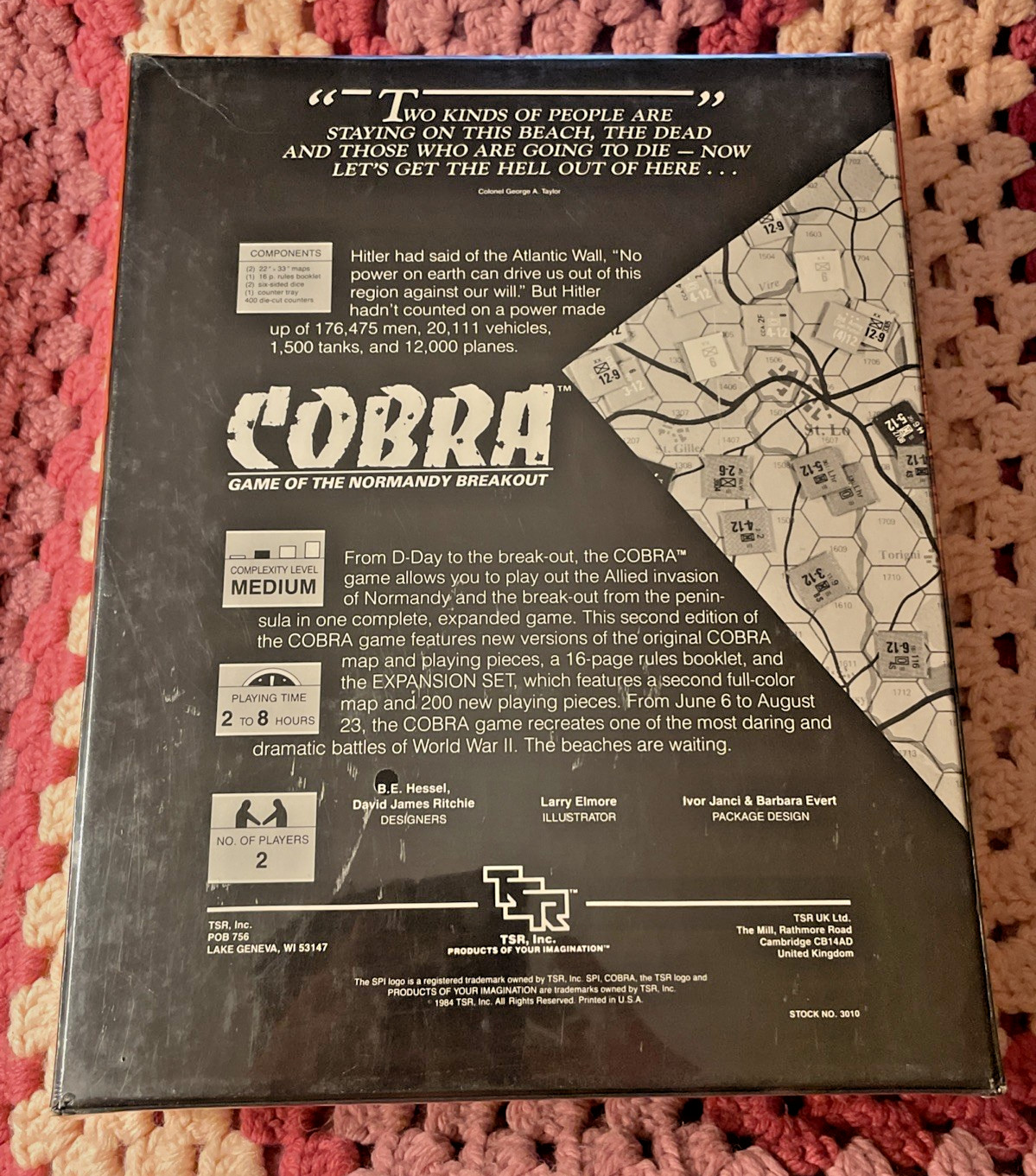Cobra : Normandy Breakout | New Expanded Edition | TSR/SPI {NEW_SEALED_SHRINK}