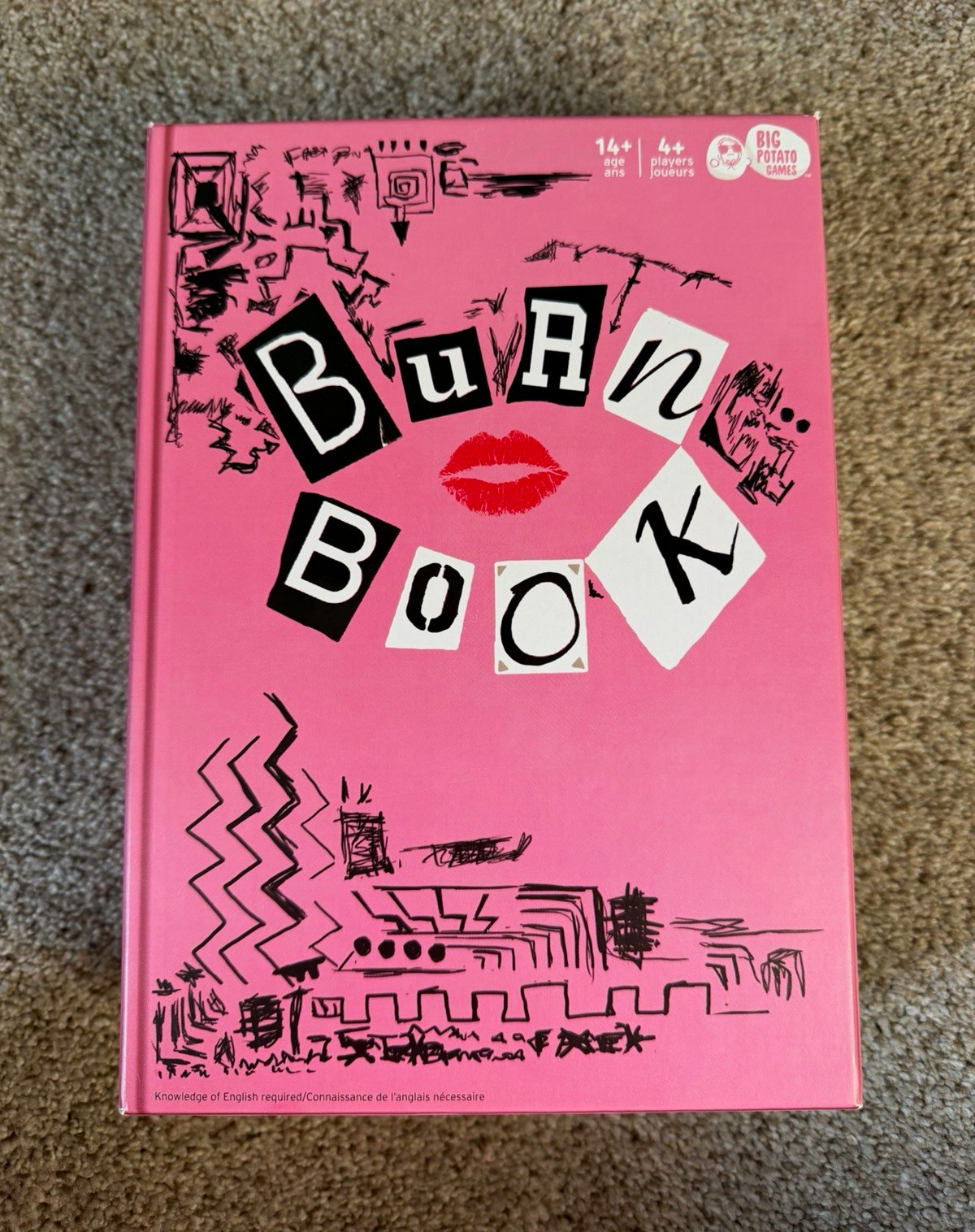 Big Potato Games Burn Book Humor Party Card Game 4+ Players Ages 14+