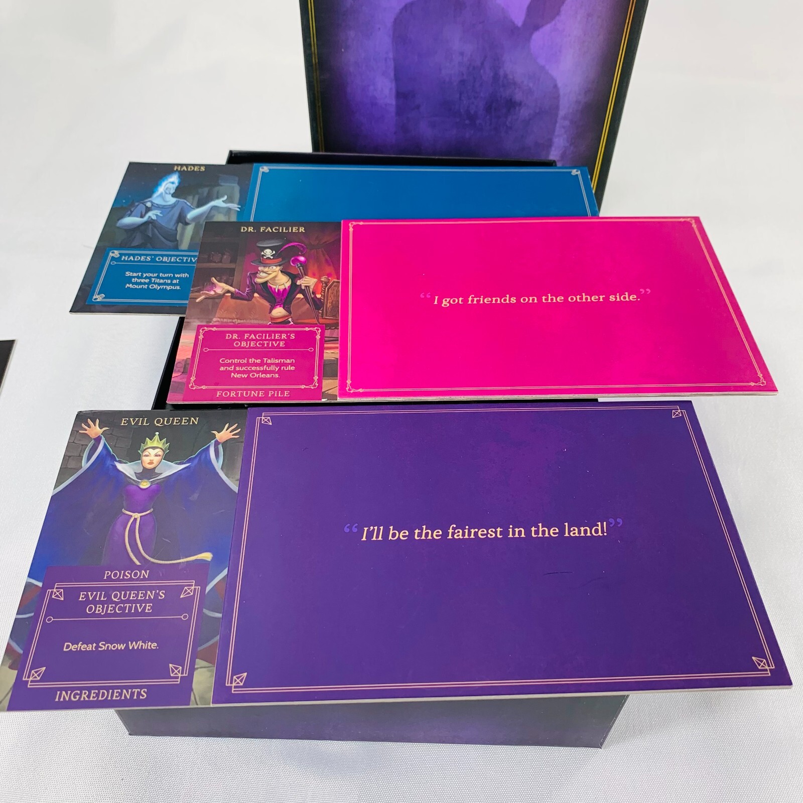 Disney Villainous Wicked to the Core COMPLETE Ravensburger 2019 Stand Alone Game