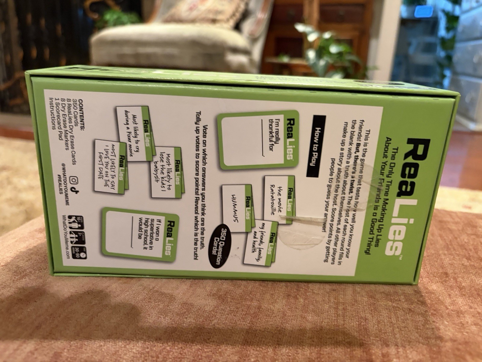 What Do You Meme? Real Lies Humor Party Card Game RL472 Ages 16+ 3+ Players