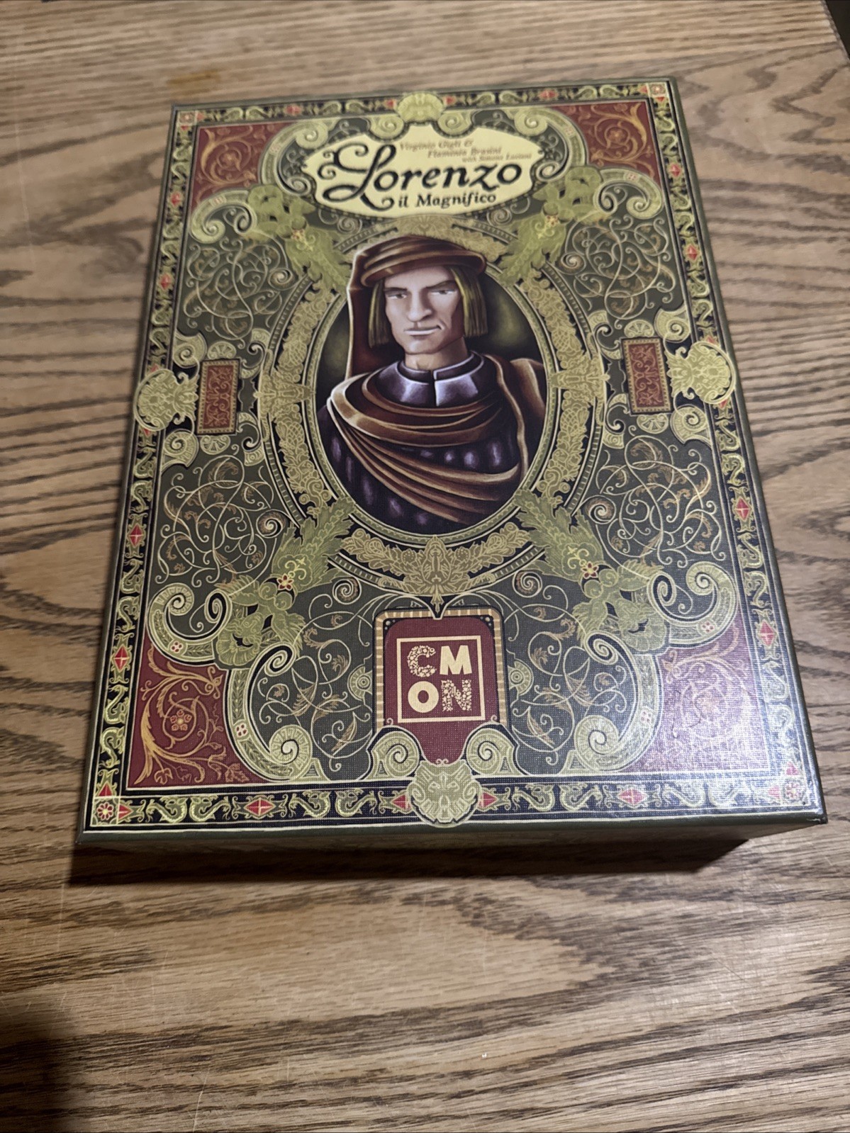 LOrenzo il Magnifico Board Game – CMON – Excellent Condition Cards New in shrink