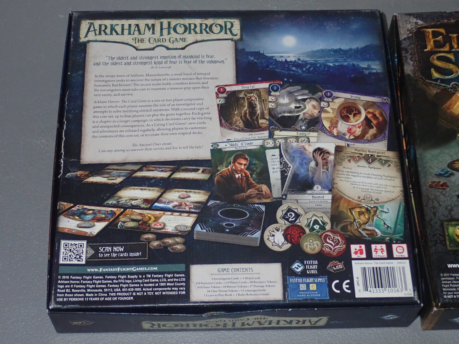 Arkham Horror The Card Game + Elder Sign Arkham Files