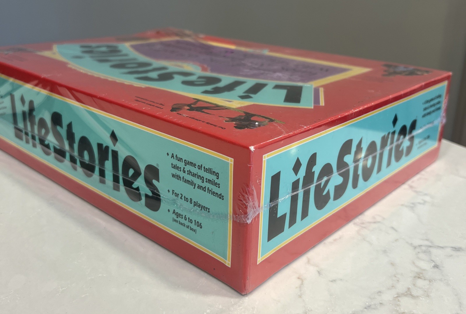 New LIFE STORIES Storytelling Game Telling Tales Sharing Smiles 1992 Sealed VTG