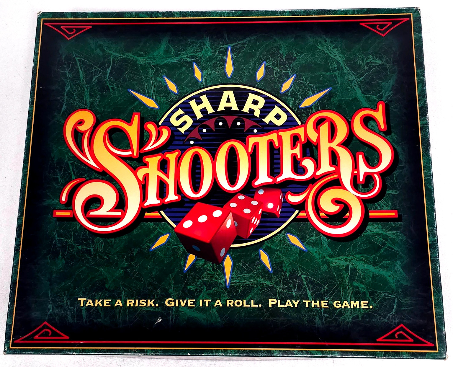 Sharp Shooters Dice Board Game w Manual Milton Bradley 1994 Dice Game Complete?