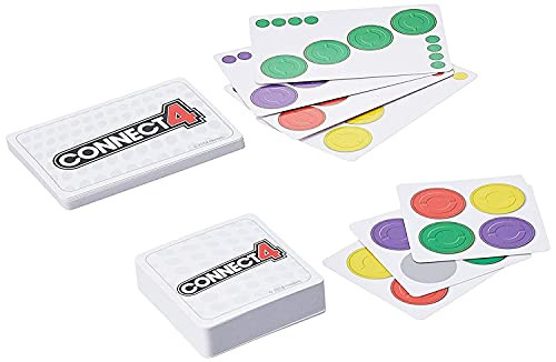 Connect 4 Card Game Fast Fun Travel Game for Kids Ages 5 and Up