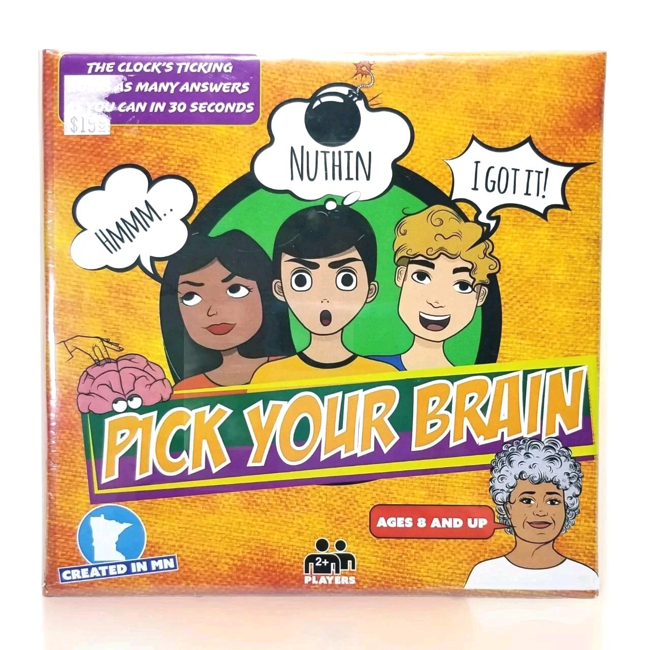 Pick Your Brain Game Memory Recall Party Family Trivia Game ▪︎ New Sealed
