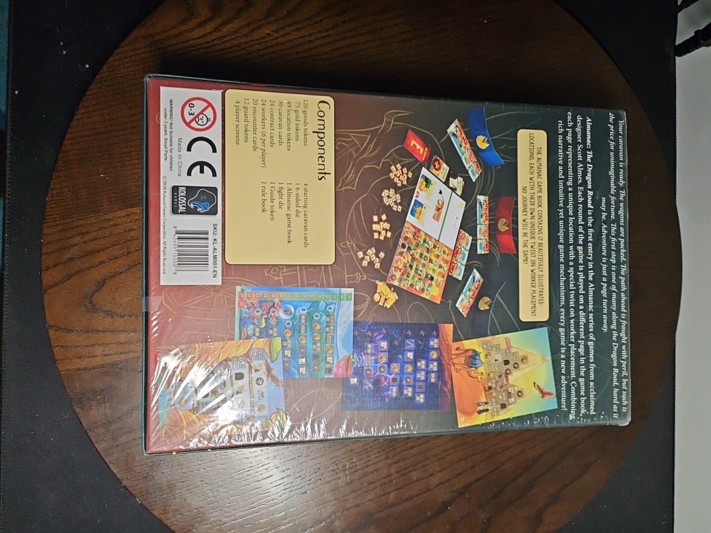 [NEW SEALED] Almanac The Dragon Road Board Game – 100% Complete – Kolossal Games