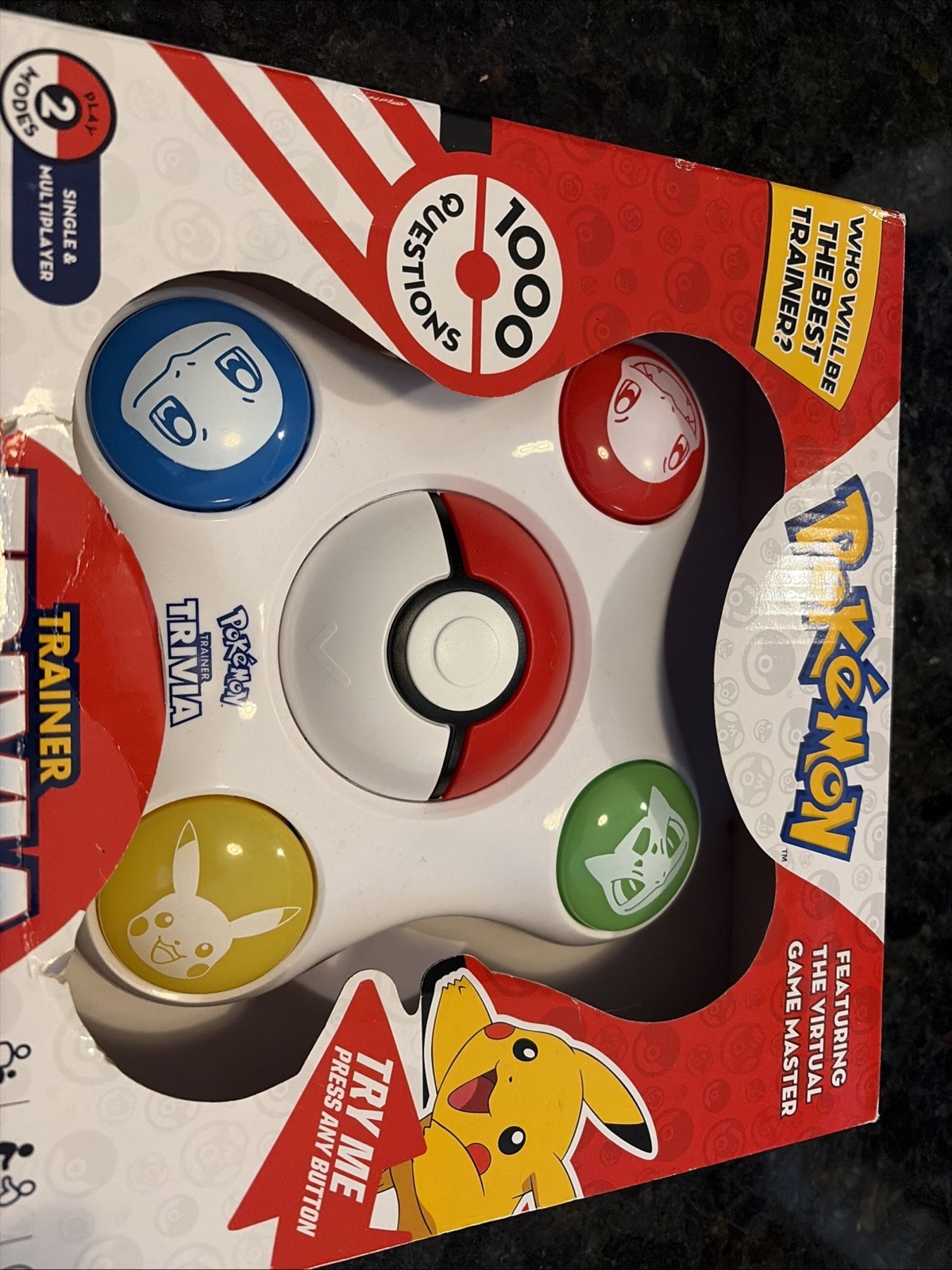 Pokémon Trainer Trivia Game BrandNew (Box Damaged)