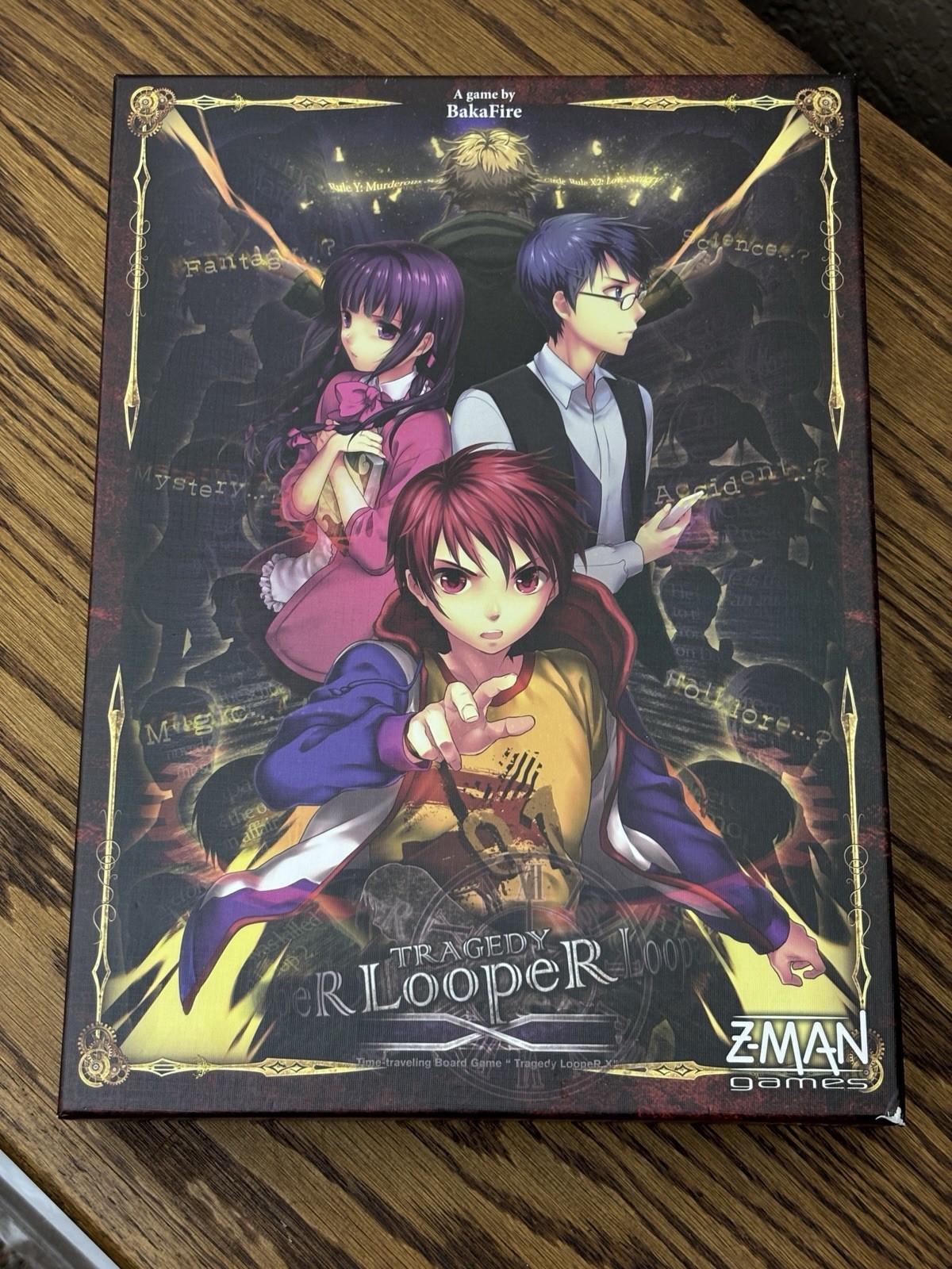 Z-Man Games Tragedy Looper Board Game 2014 Edition, Unpunched/Unplayed