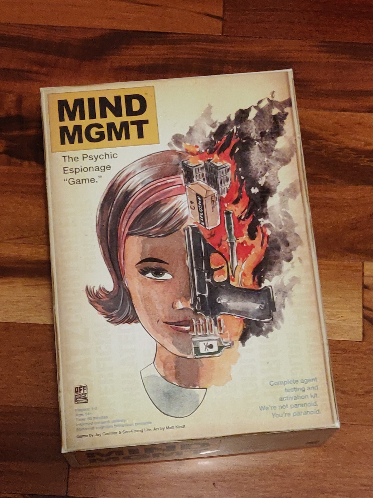 Mind MGMT Board Game Kickstarter Deluxe Edition + Secret Missions Expansion