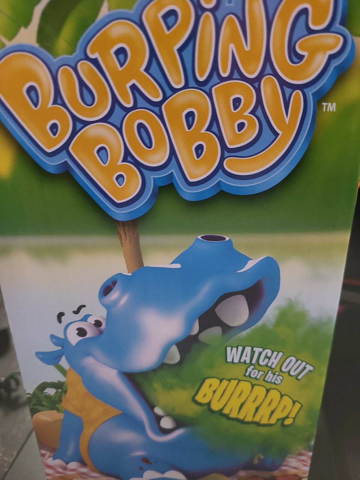 Brand New Burping Bobby Hippo Game by Goliath 2-4 Players Ages 4+