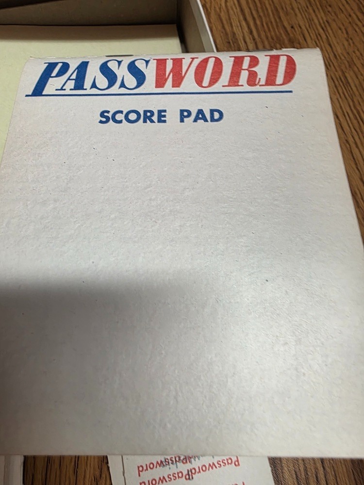 Milton Bradley Vintage 1977 Password 17th Edition Board Game #4260