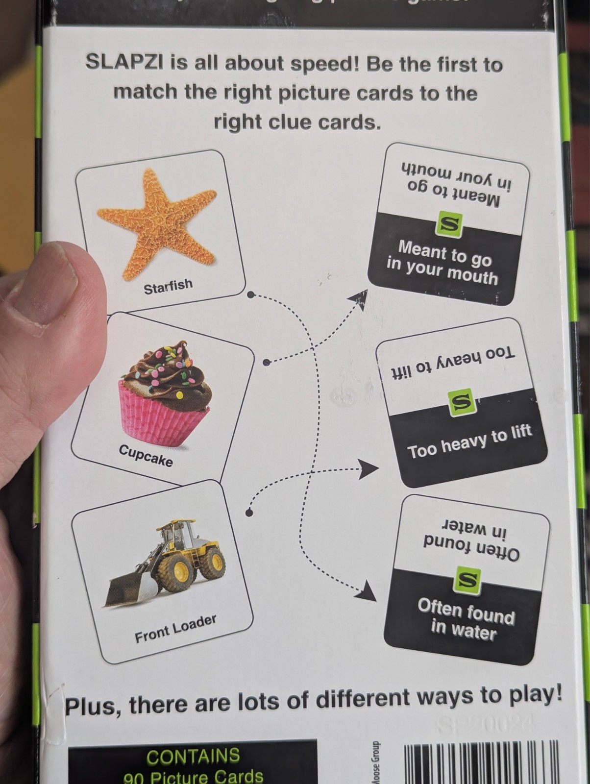 SLAPZI Fast Matching Card Slapping Card Game 100% COMPLETE 2024