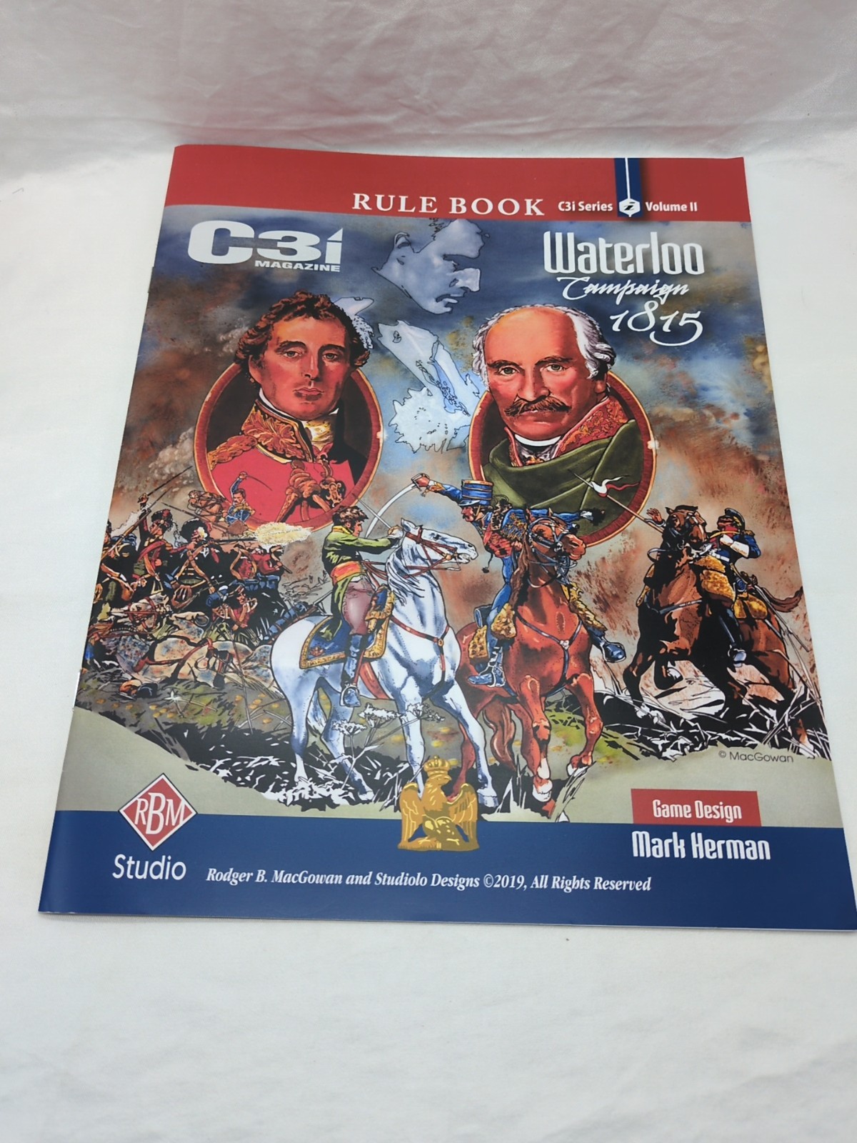 C3i #33 Waterloo Campaign 1815 Board Game Insert