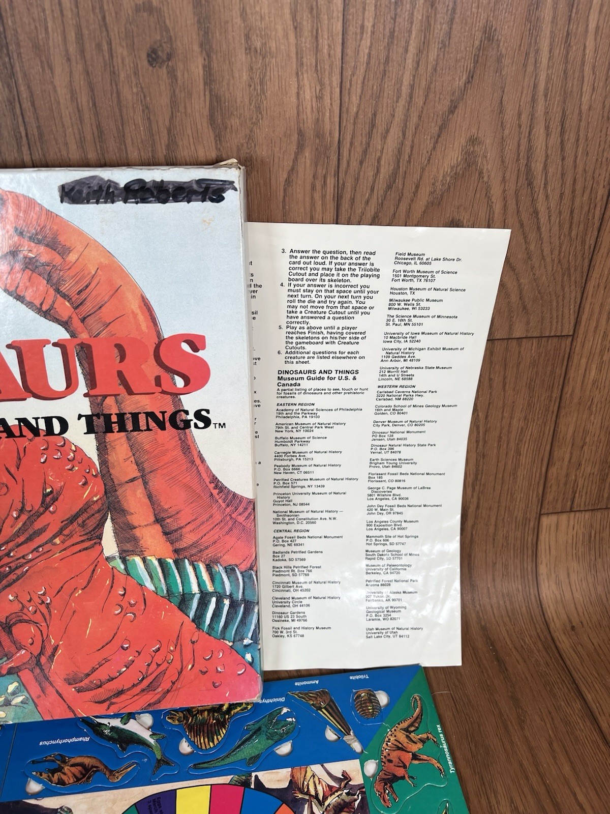 VTG Dinosaurs and Things Board Game by Aristoplay Complete!