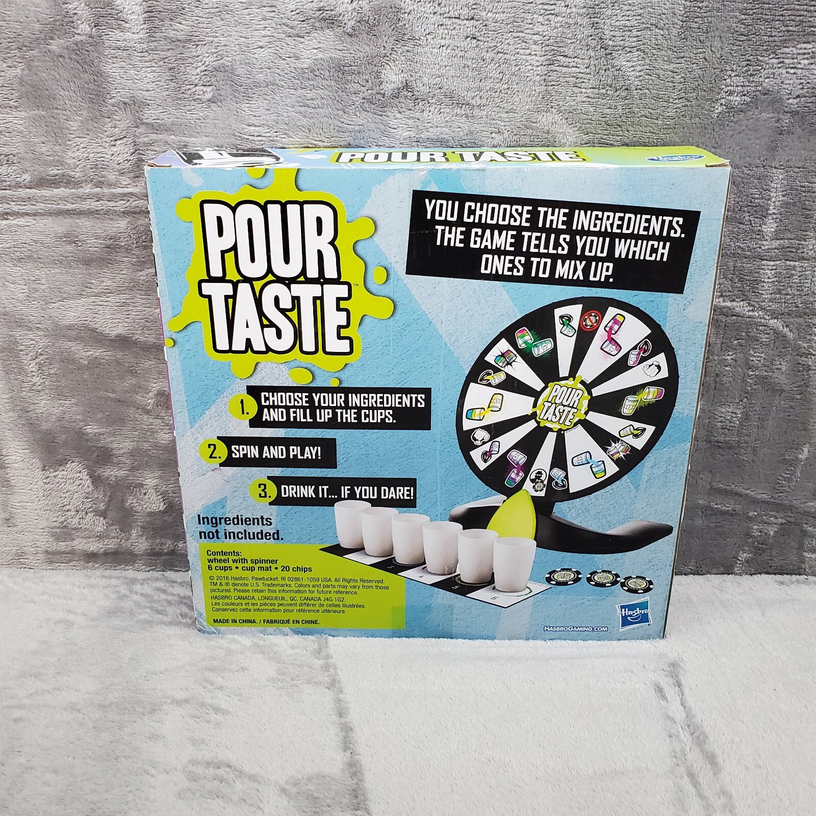 Pour Taste Multi Player Drinking Party Game Hasbro New Factory Sealed