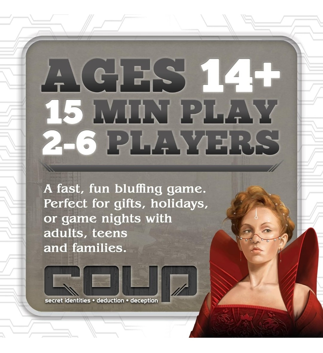 Indie Boards and Cards Coup The Dystopian Universe Card Game – COU1IBC