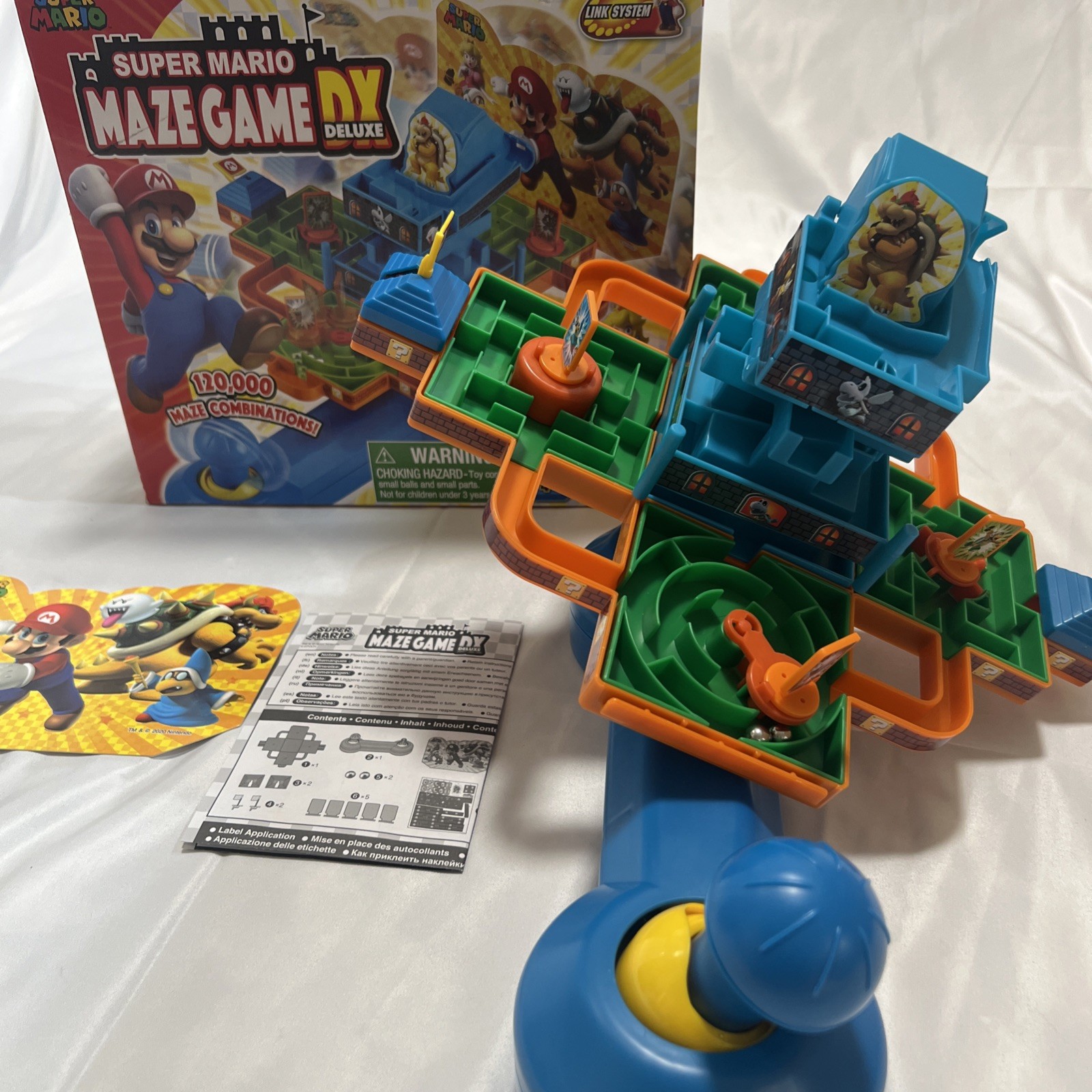 Epoch Games Super Mario Adventure DX Tabletop Skill and Action Game.