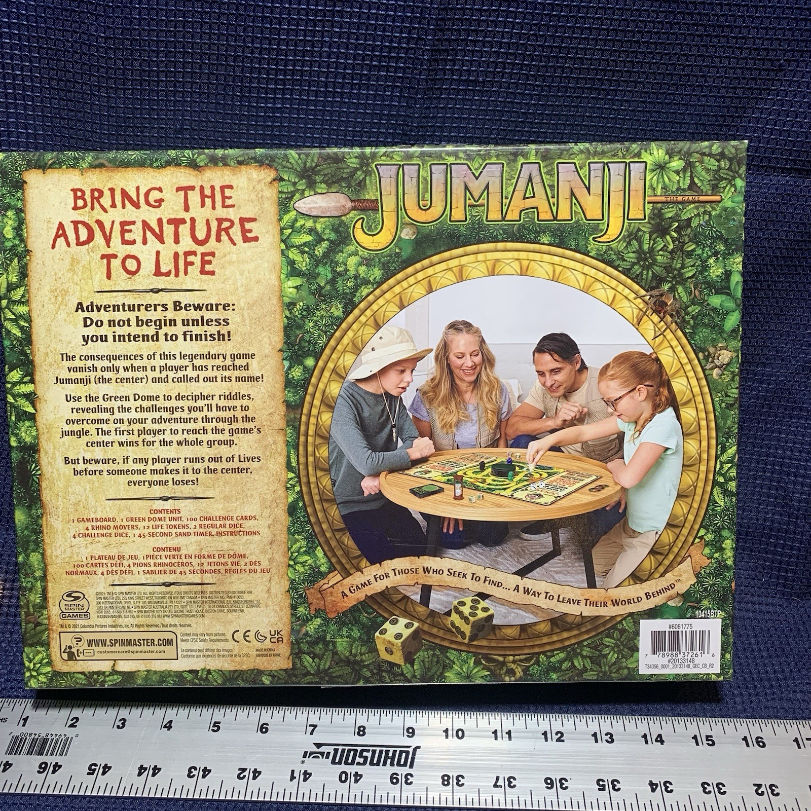 Jumanji Board Game Complete Spin Master 2021 Free Shipping
