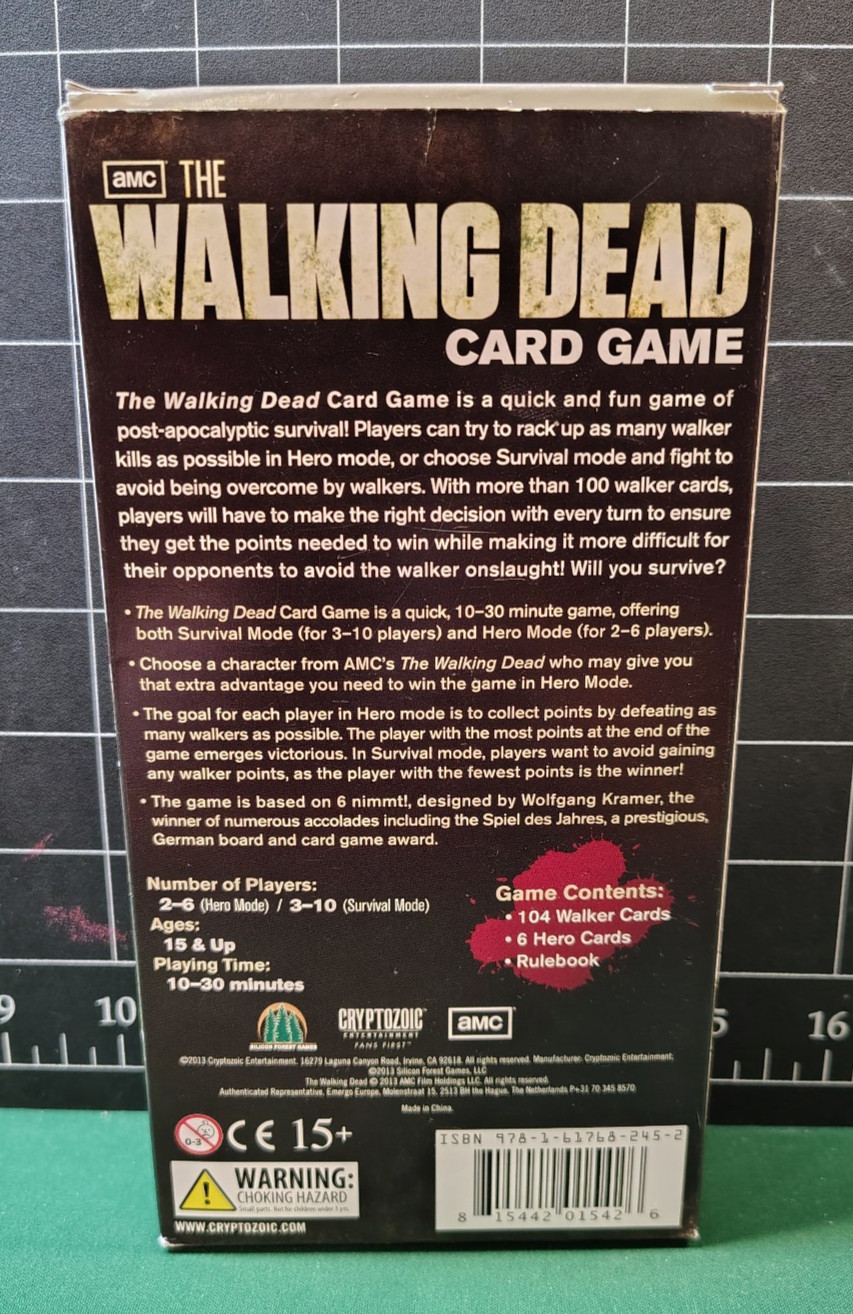 AMC The Walking Dead Card Game COMPLETE w/ Card Sleeves 🤓
