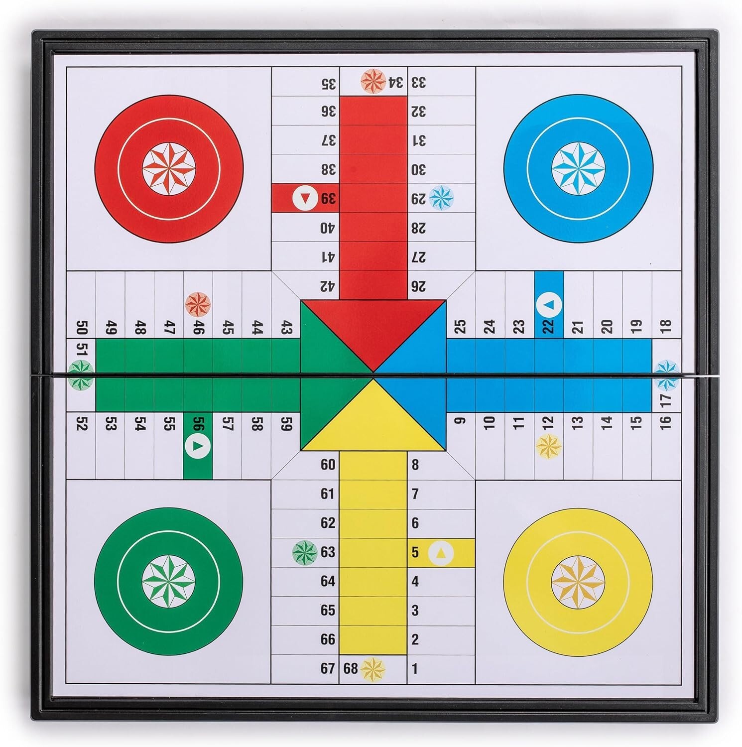 Durable 9.8 In Magnetic Ludo Game Set – Perfect For Travel & Family