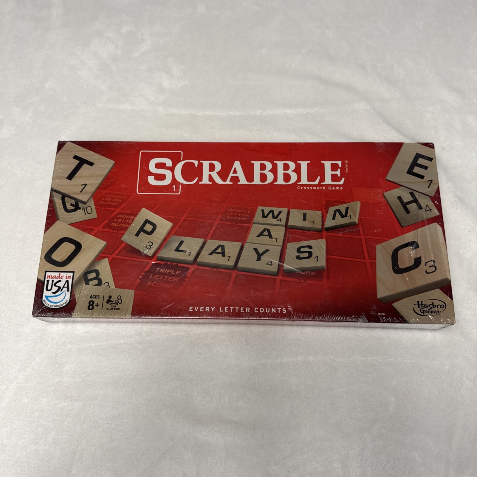 New Sealed Scrabble Board Game – Classic Family Game or Craft Tiles