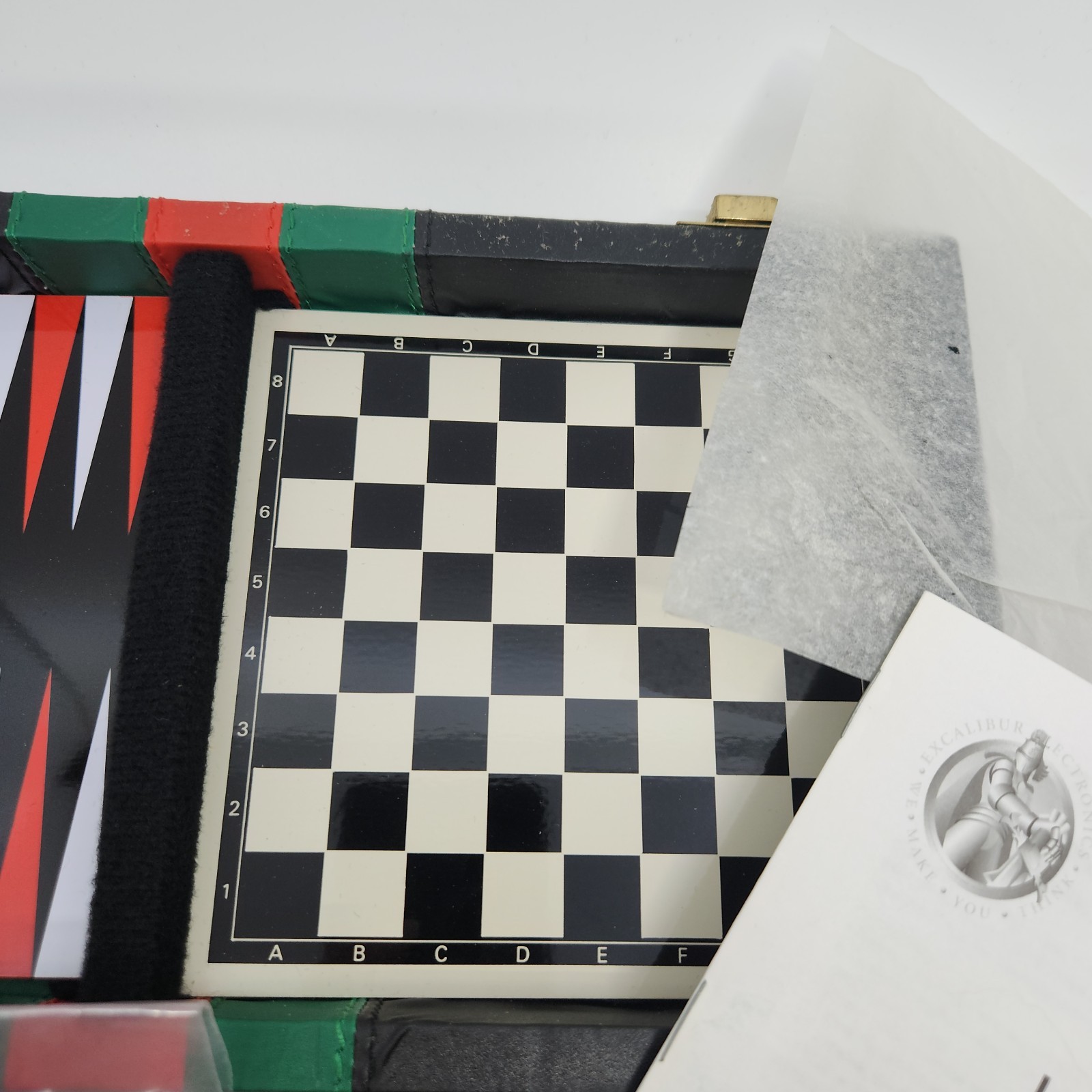 Excalibur 6 in 1 Ultimate Travel Game Set Magnetic Pieces Chess Dominos New
