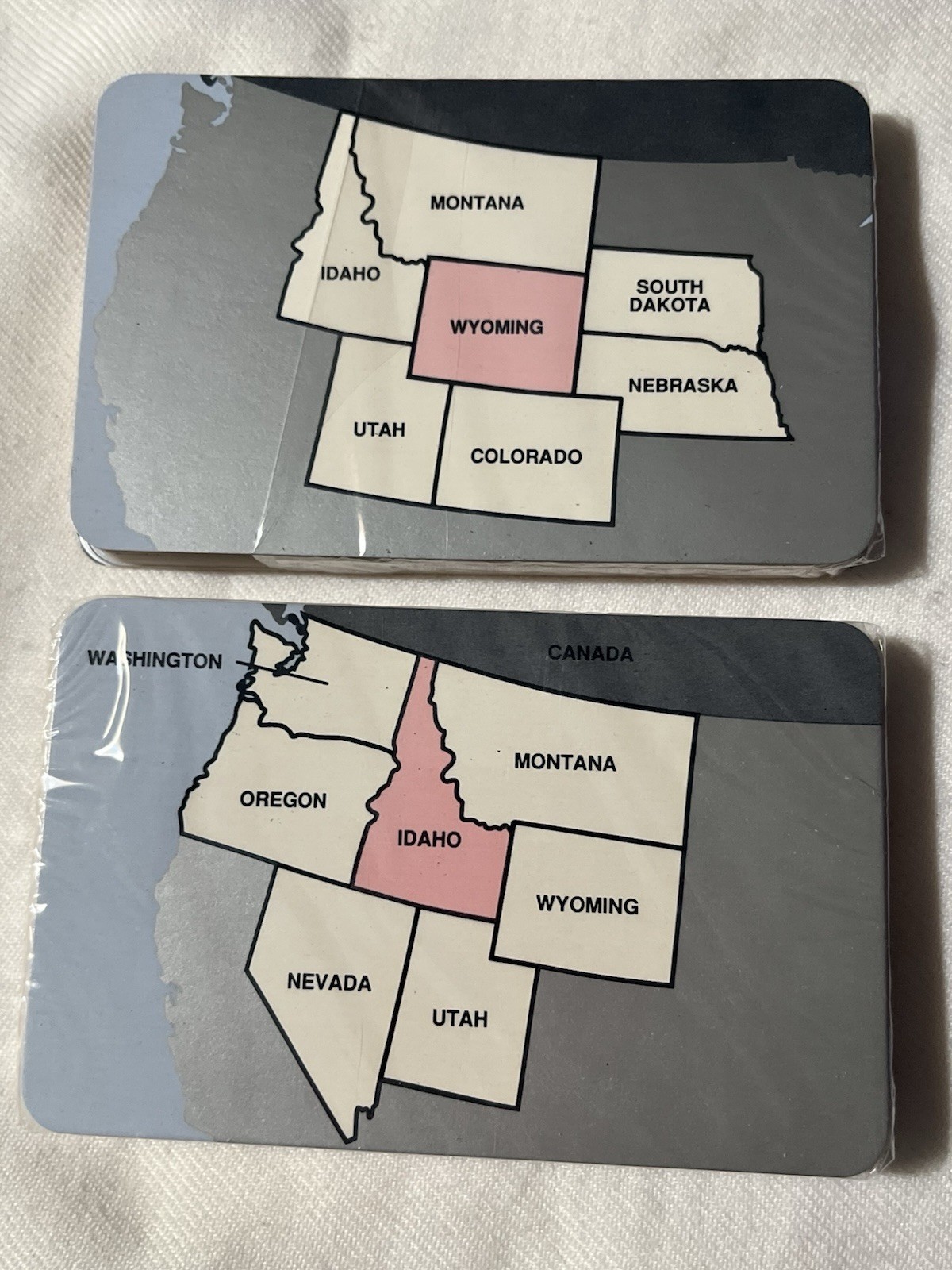 Vintage 1989 Borderline USA Geography Trivia Card Game by John Davidson Sealed
