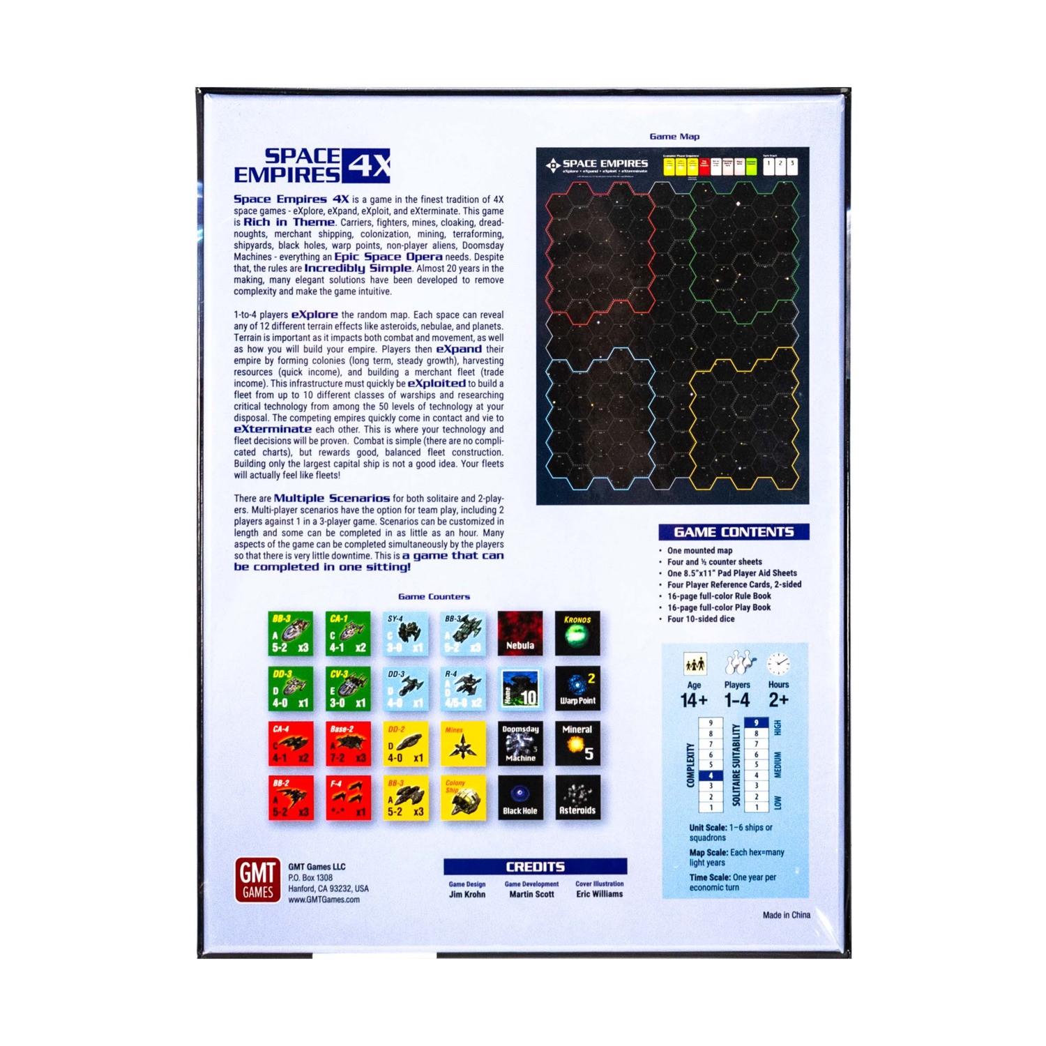 GMT Space Empires 4X (5th) Box SW (New)