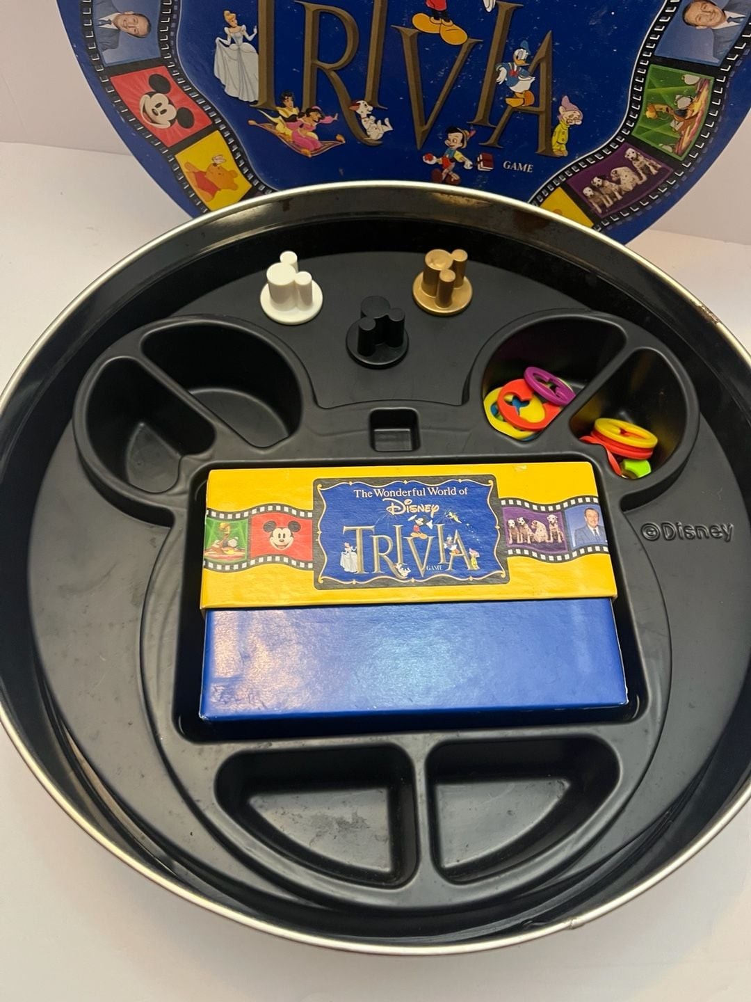 1997 The Wonderful World of Disney Trivia Game in Collector Tin by Mattel