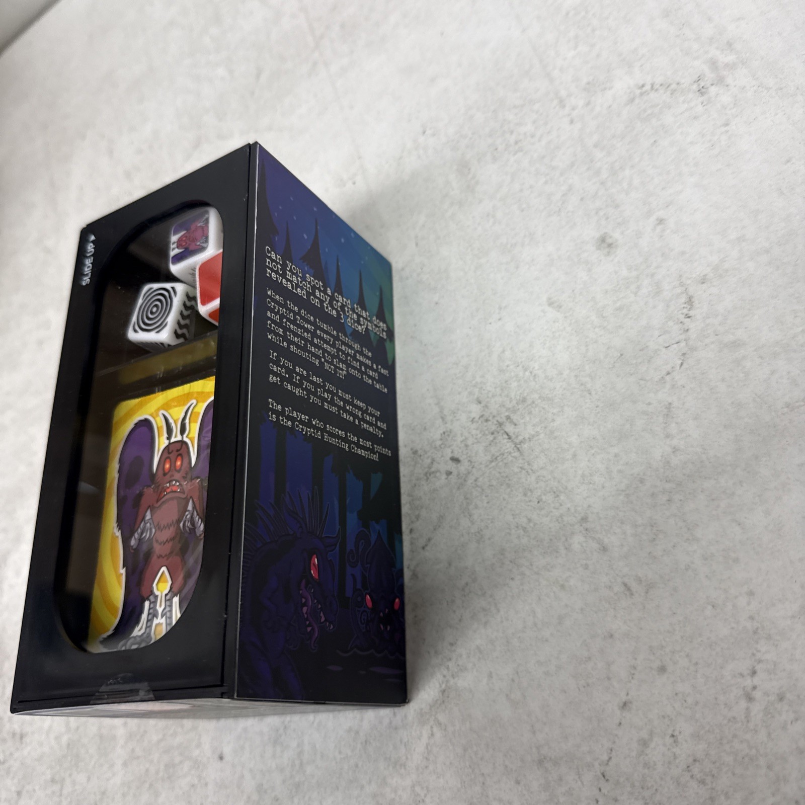 Cryptid Hunters Halloween Good Game Company Not It! Not It! Dice Card Box Game