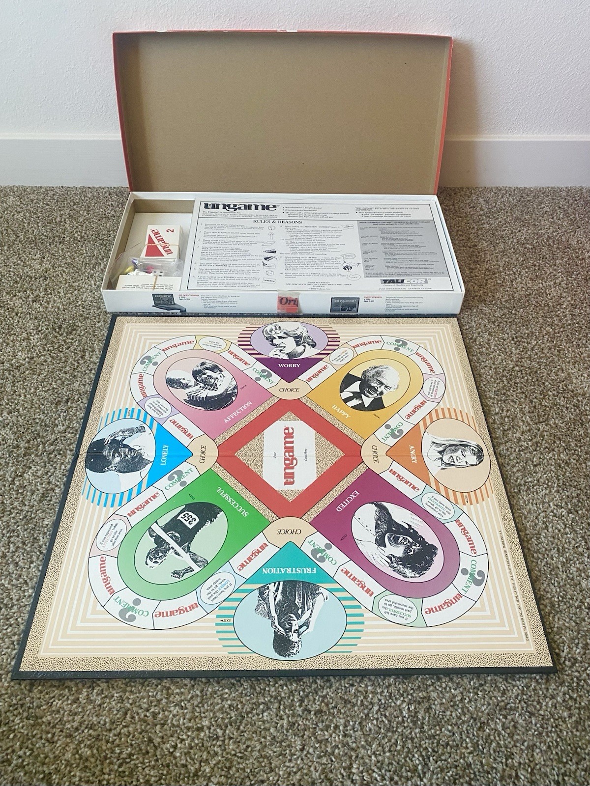 The Vintage Ungame Board Game.