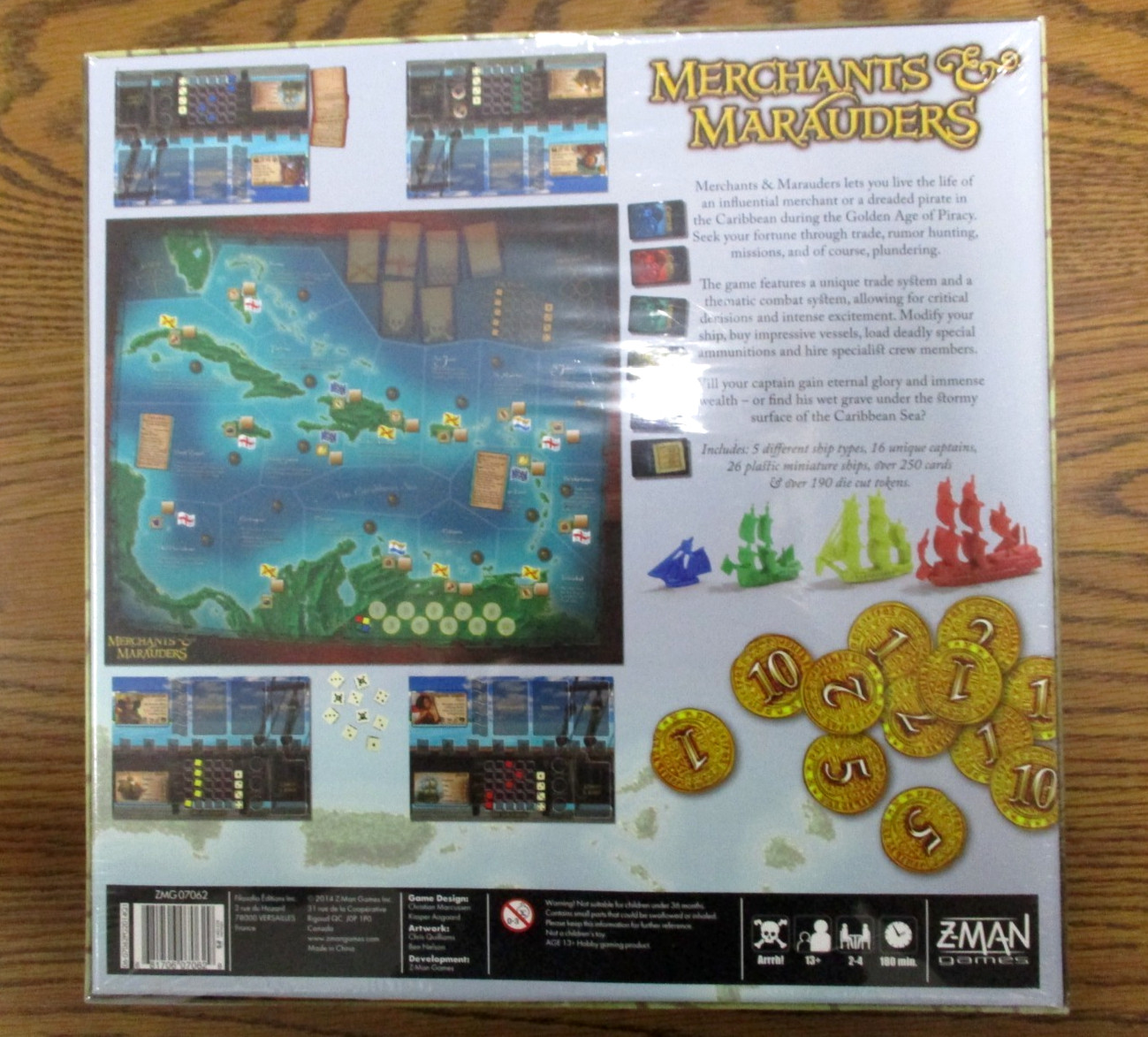 Z-Man Games ZMG7062 Game Board