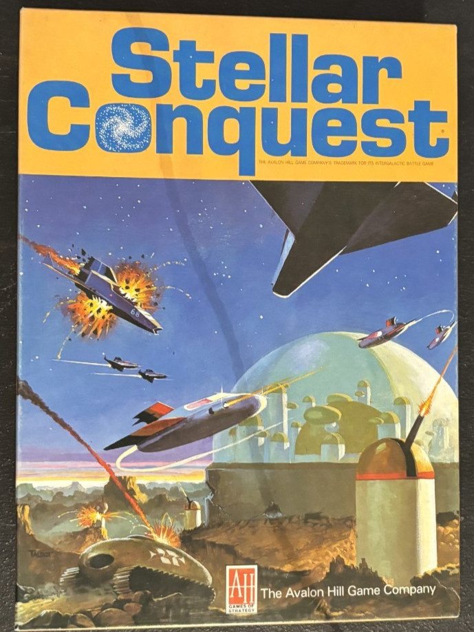 1984 STELLAR CONQUEST The Avalon Hill Board Game Rare Vintage unpunched