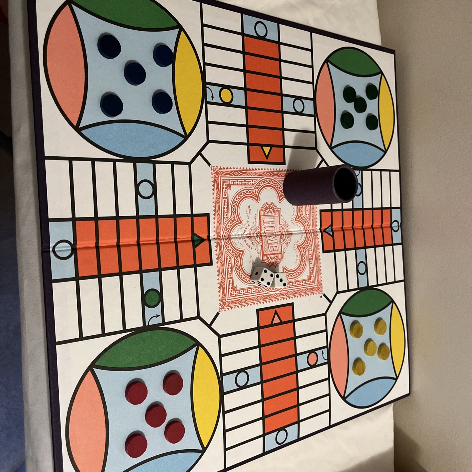Vintage 1989 Milton Bradley Parcheesi – Royal Board Game of India. 100% Complete