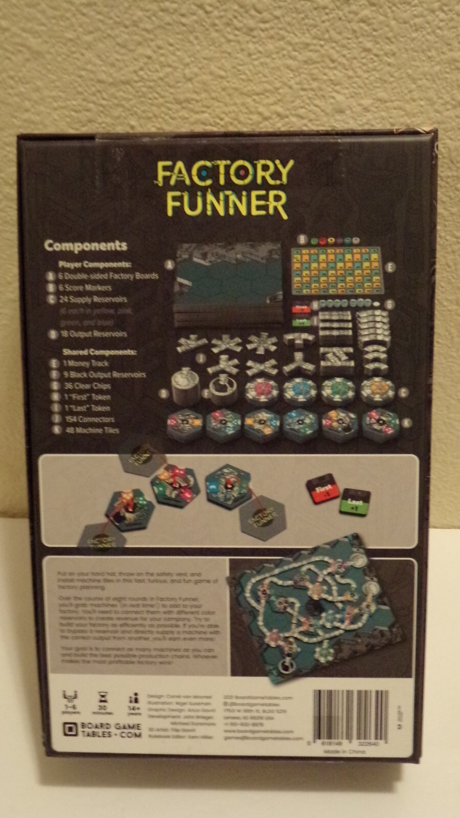 Factory Funner Game 1-6 Players 14+