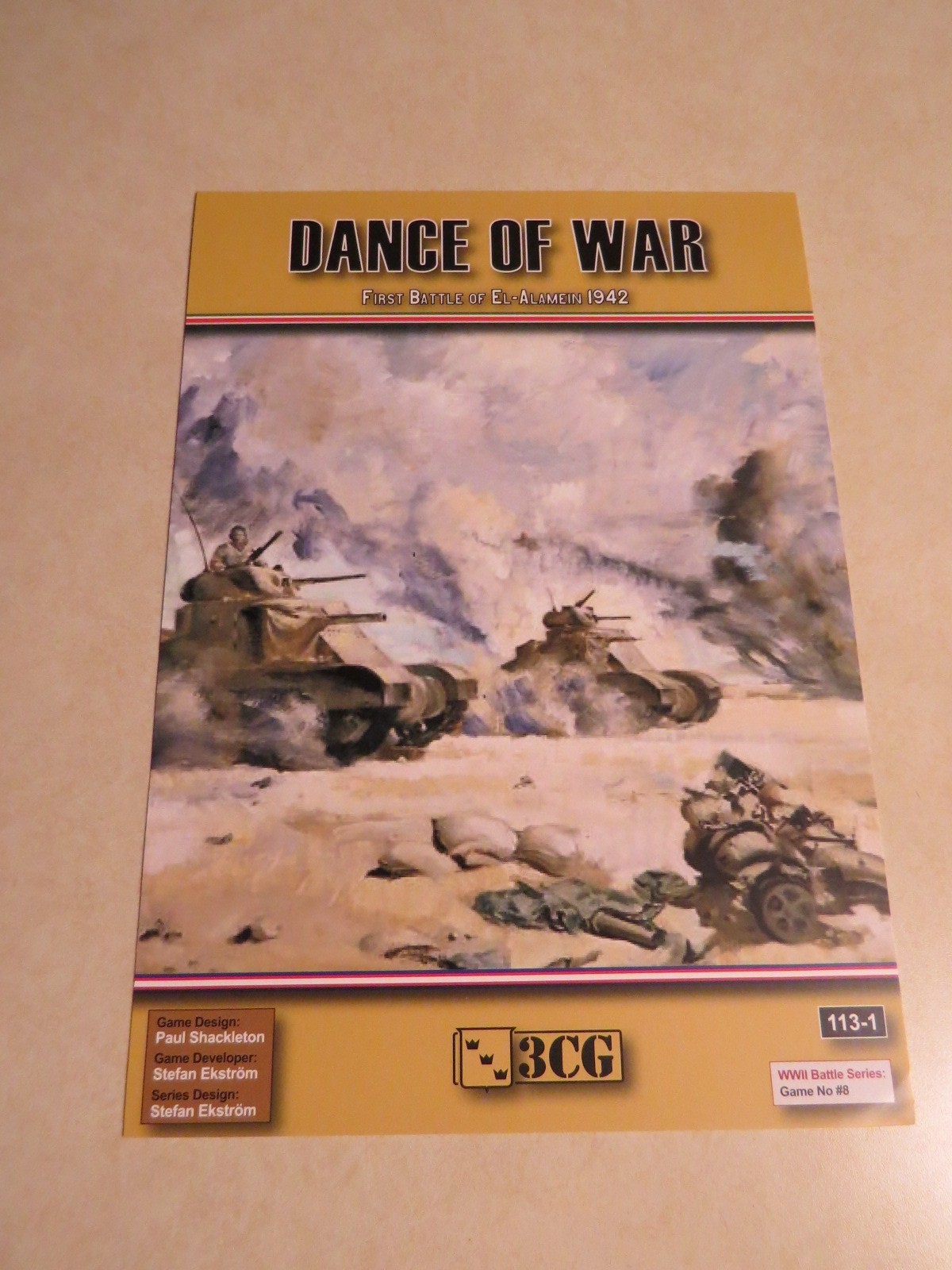Rare Find- Three Crowns Games- Dance of War- First Battle of El Alamein