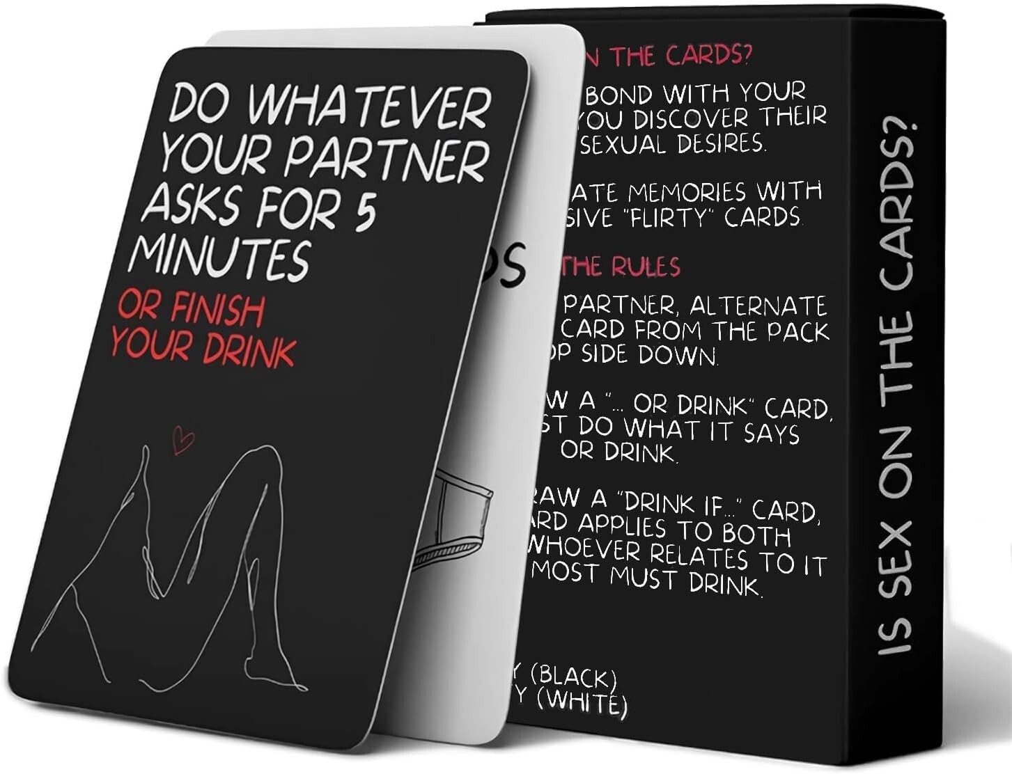 Excited and Exhausted Card Game Couple Erotic Drinking Games