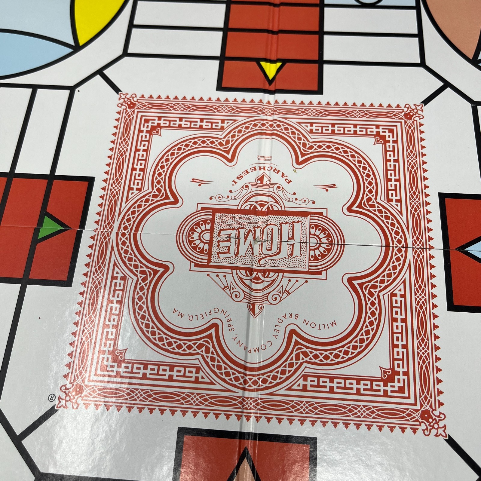 Deluxe Parcheesi 1999 Board Game by Milton Bradley Royal India COMPLETE