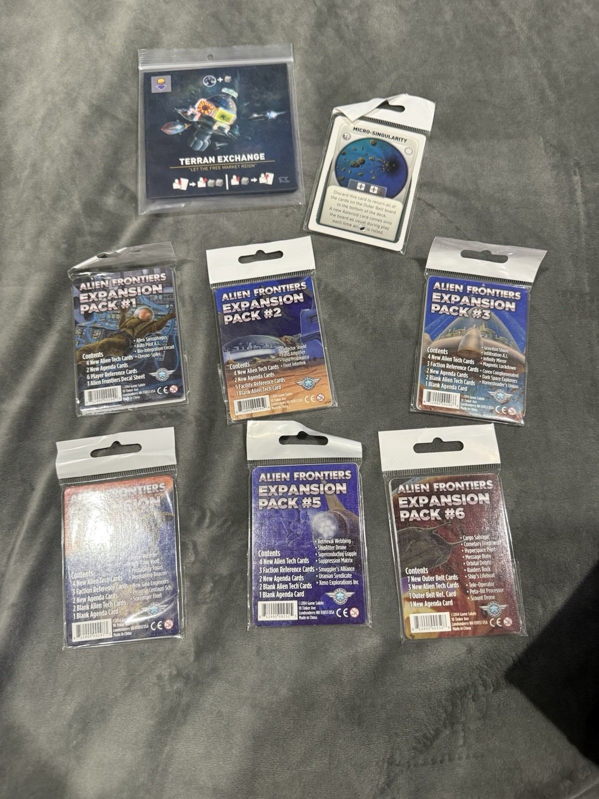 Alien Frontier Board Game With Add Ons