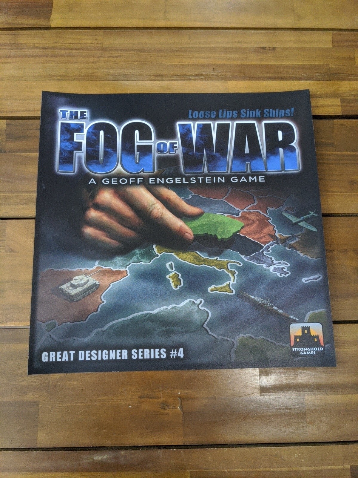 The Fog Of War Stronghold Games Board Game Promotional Plastic Poster 16″ X 16″