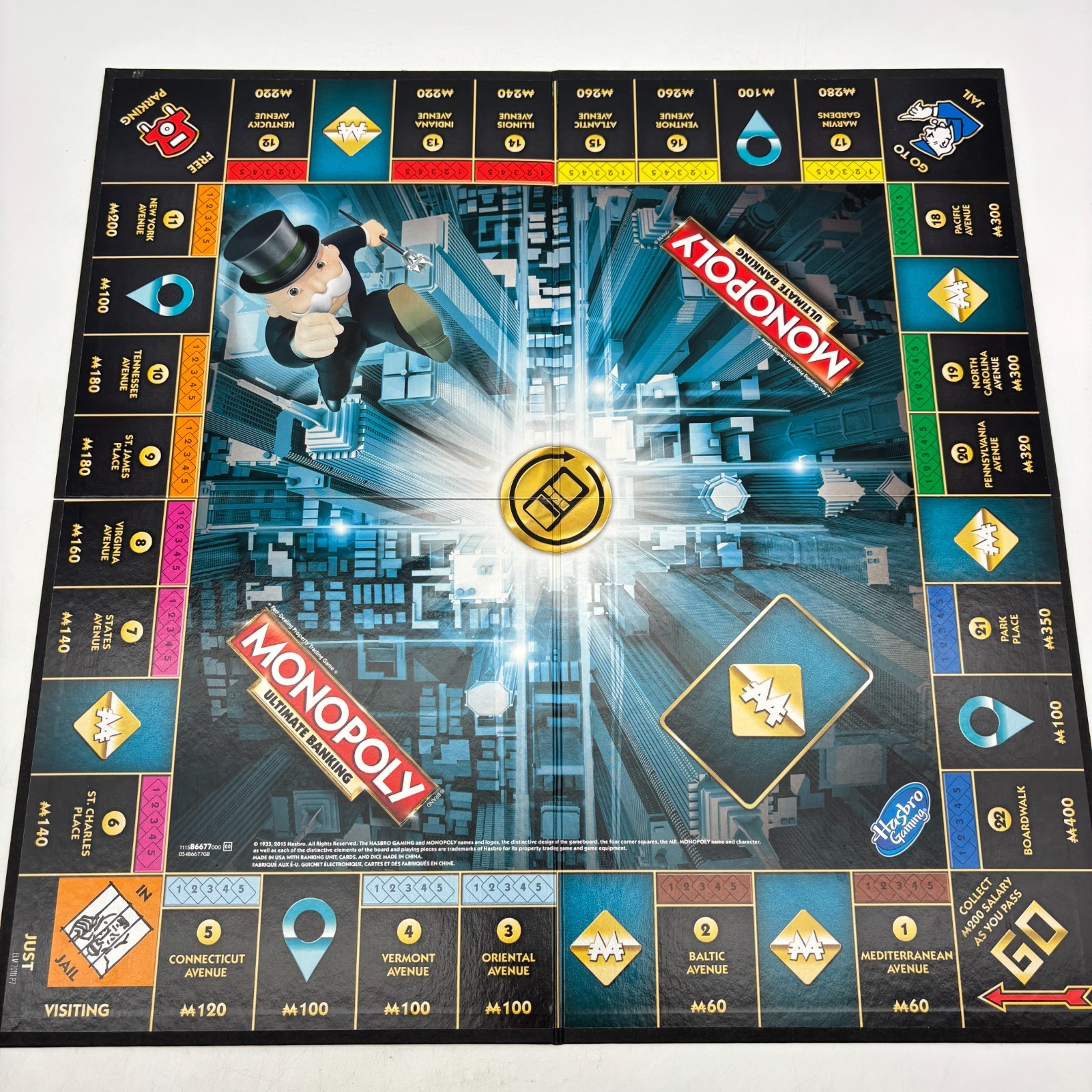 Monopoly Ultimate Banking COMPLETE UNIT WORKS Hasbro 2016 Electronic