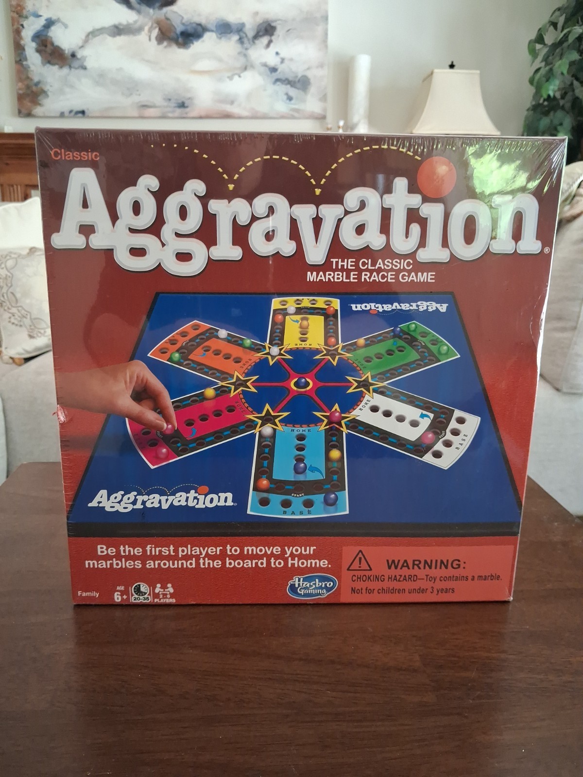 New Original Aggravation Marble Race Board Game New SEALED BOX! FREE SHIPPING!