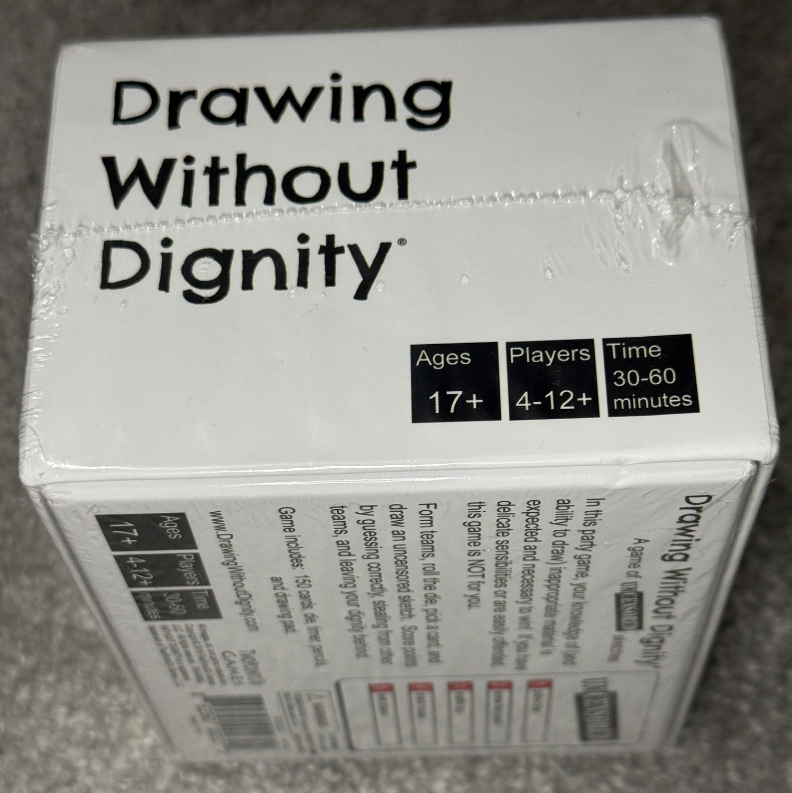 Drawing Without Dignity A Game of Uncensored Sketches Adult Pictionary NEW